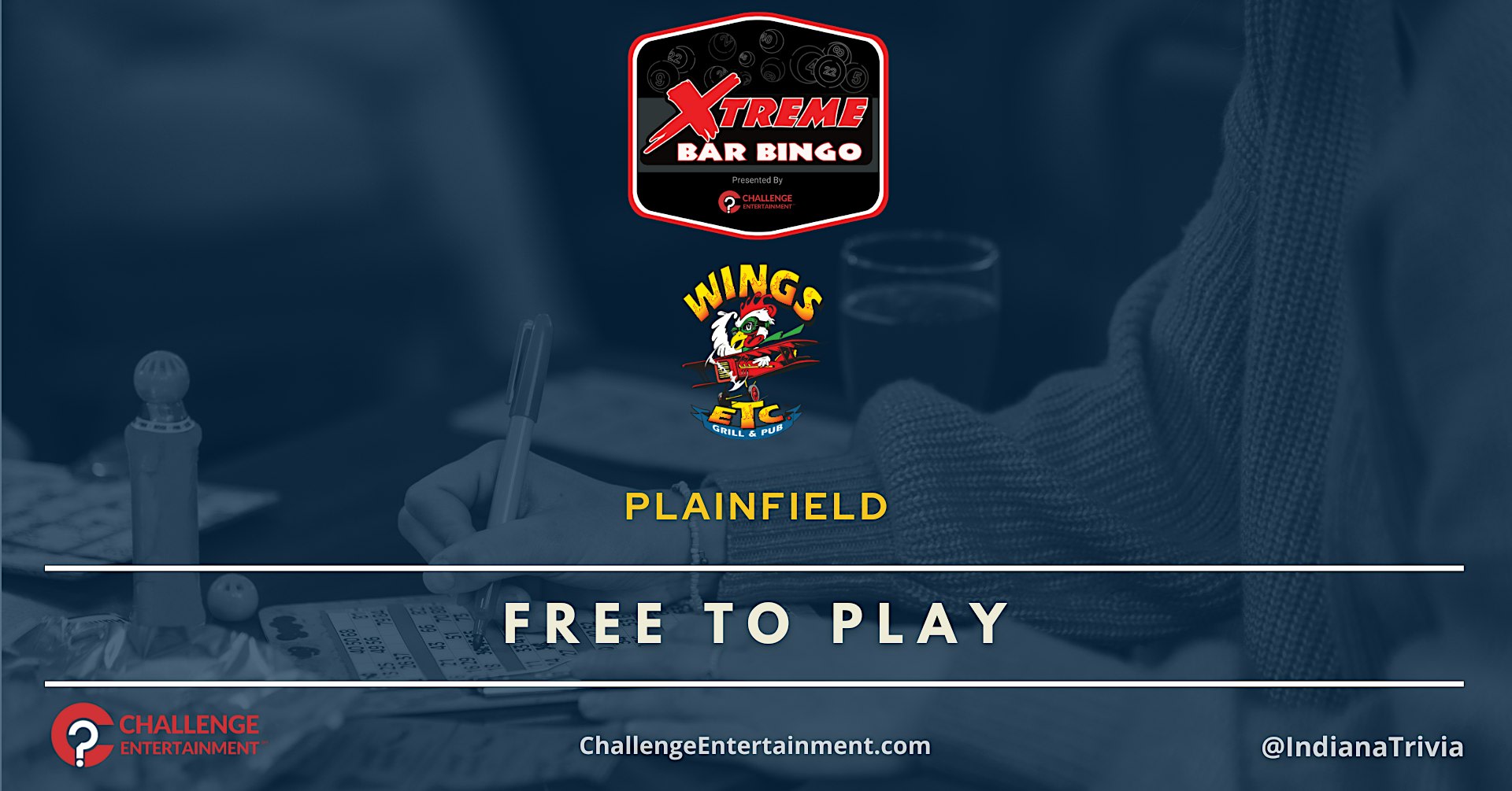 Weekly Xtreme Bar Bingo Nights at Wings Etc - Plainfield