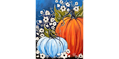 Flowers and Pumpkins - Paint and Sip in Appleton | Classpop!™