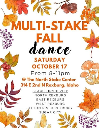 Fall Youth Dance for Teenagers ages 14-18