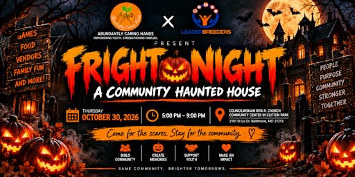 Fright Night: A community haunted house