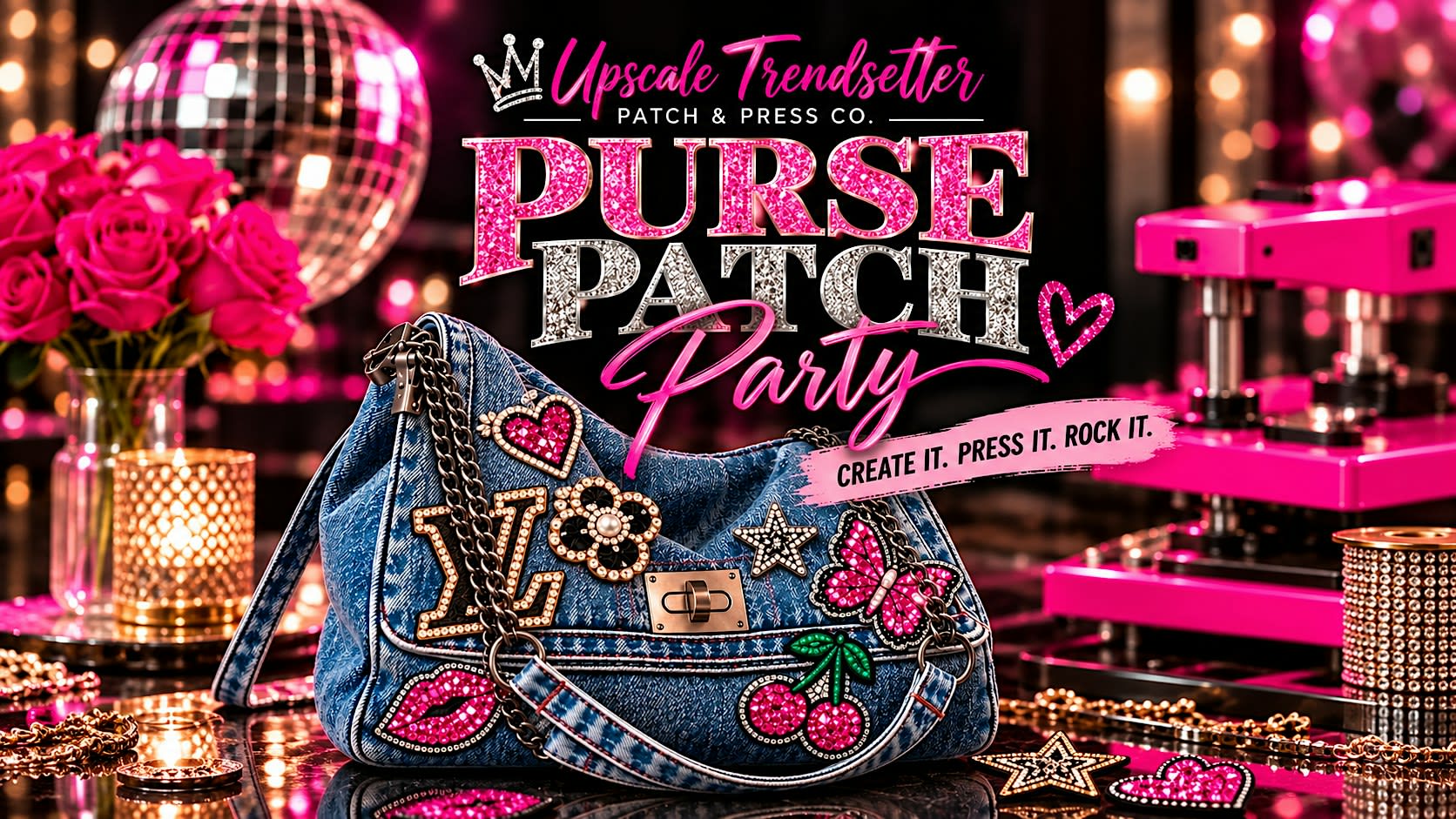 Buffalo Purse Patch Party: Sip, Socialize & Customize Your Bag