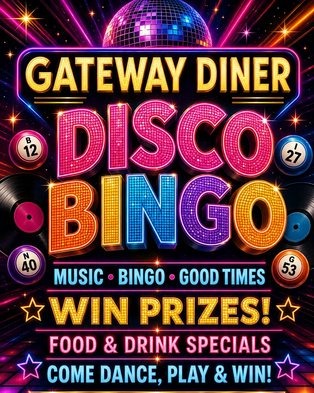 HALLOWEEN BINGO DISCO BASH