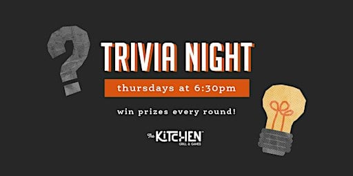 Trivia Night - Thursdays at 6:30pm