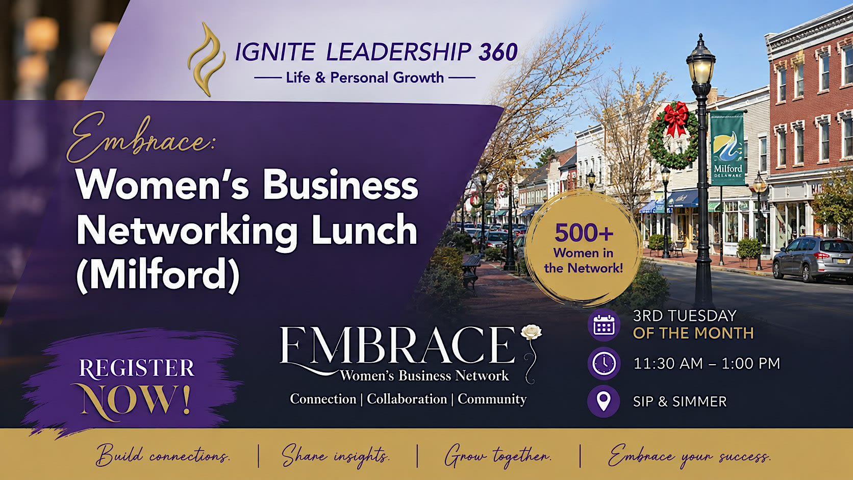 Embrace: Women's Business Networking Lunch (Milford)
