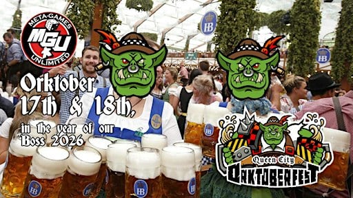 Queen City Orktoberfest 2026 - a Warhammer 40,000 Grand Tournament