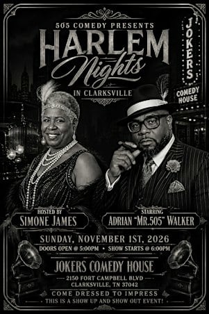 HARLEM NIGHTS COMEDY IN CLARKSVILLE