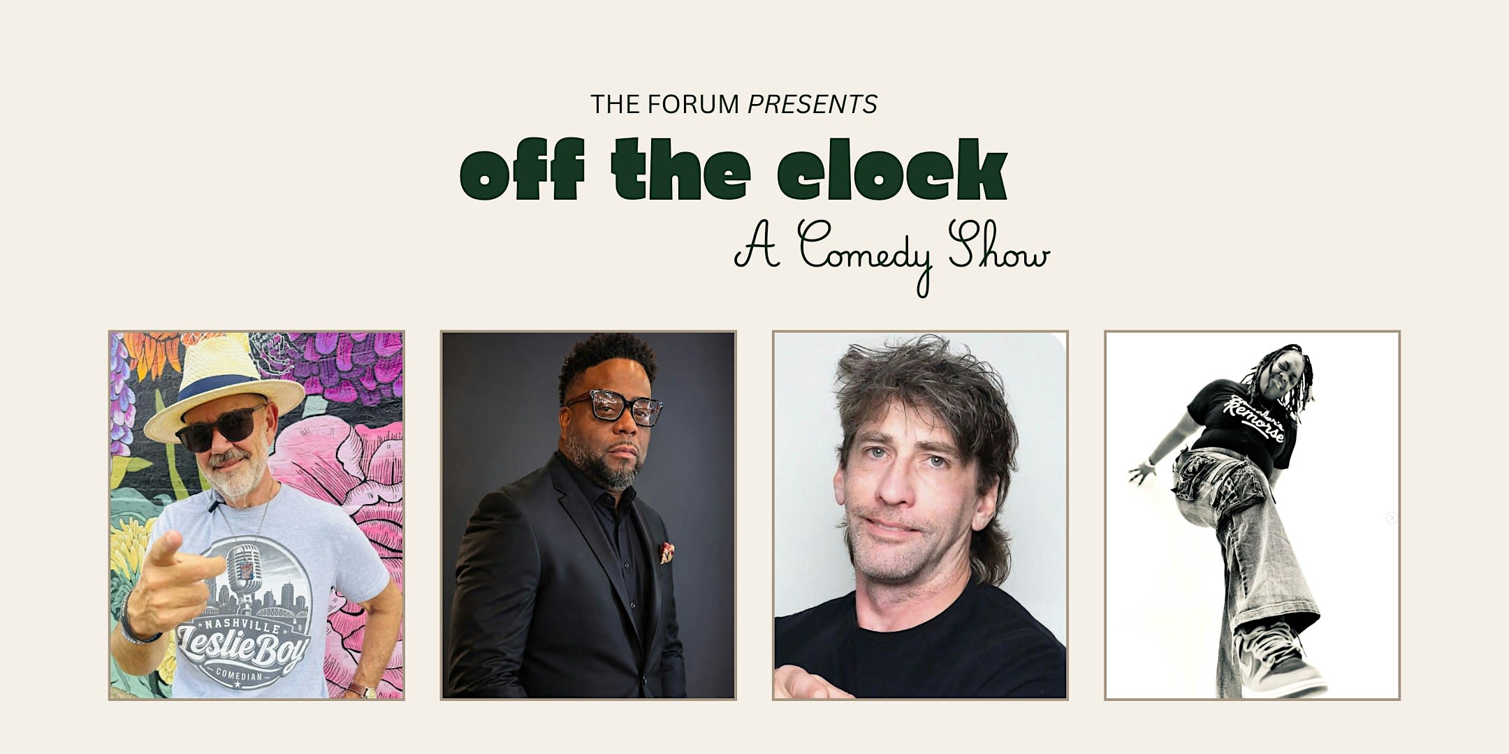 Off The Clock: Comedy at The Forum