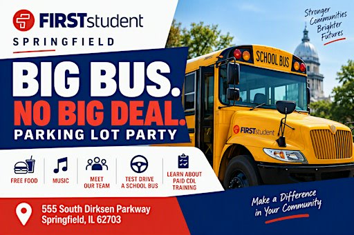 First Student Springfield | Test Drive Event | Big Bus No Big Deal