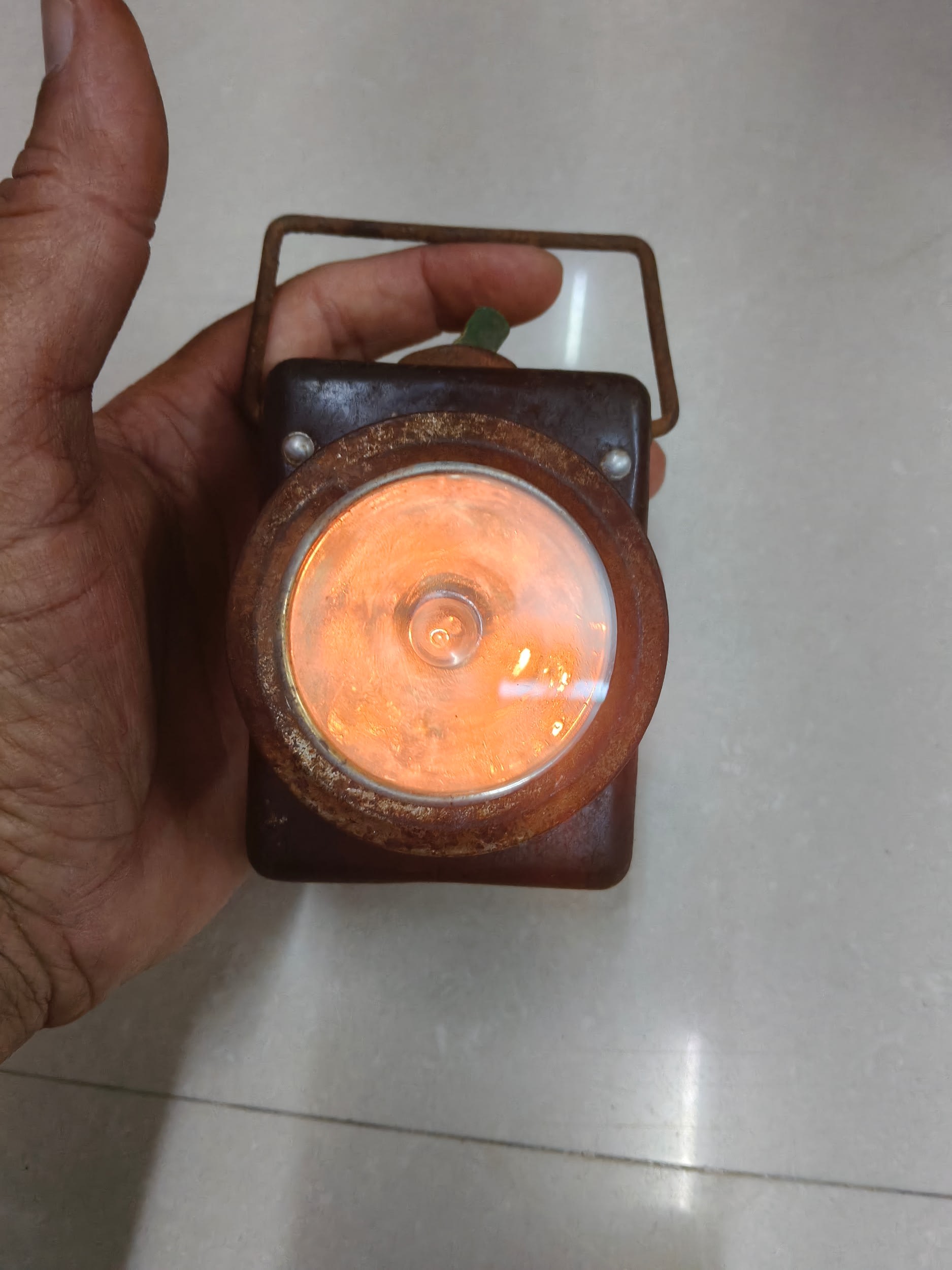Vintage Battery Operated Cycle Light