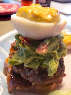 fancy deviled egg