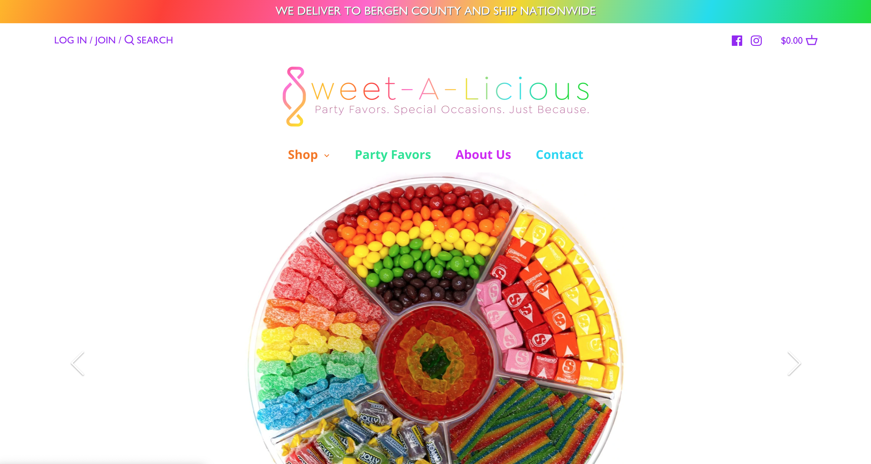 screenshot of sweetalicious