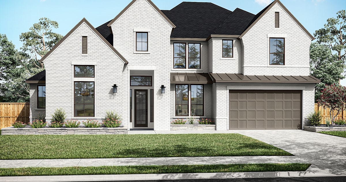 Woodbridge Home Design at Harvest Green 75′ in Richmond, TX | Tri