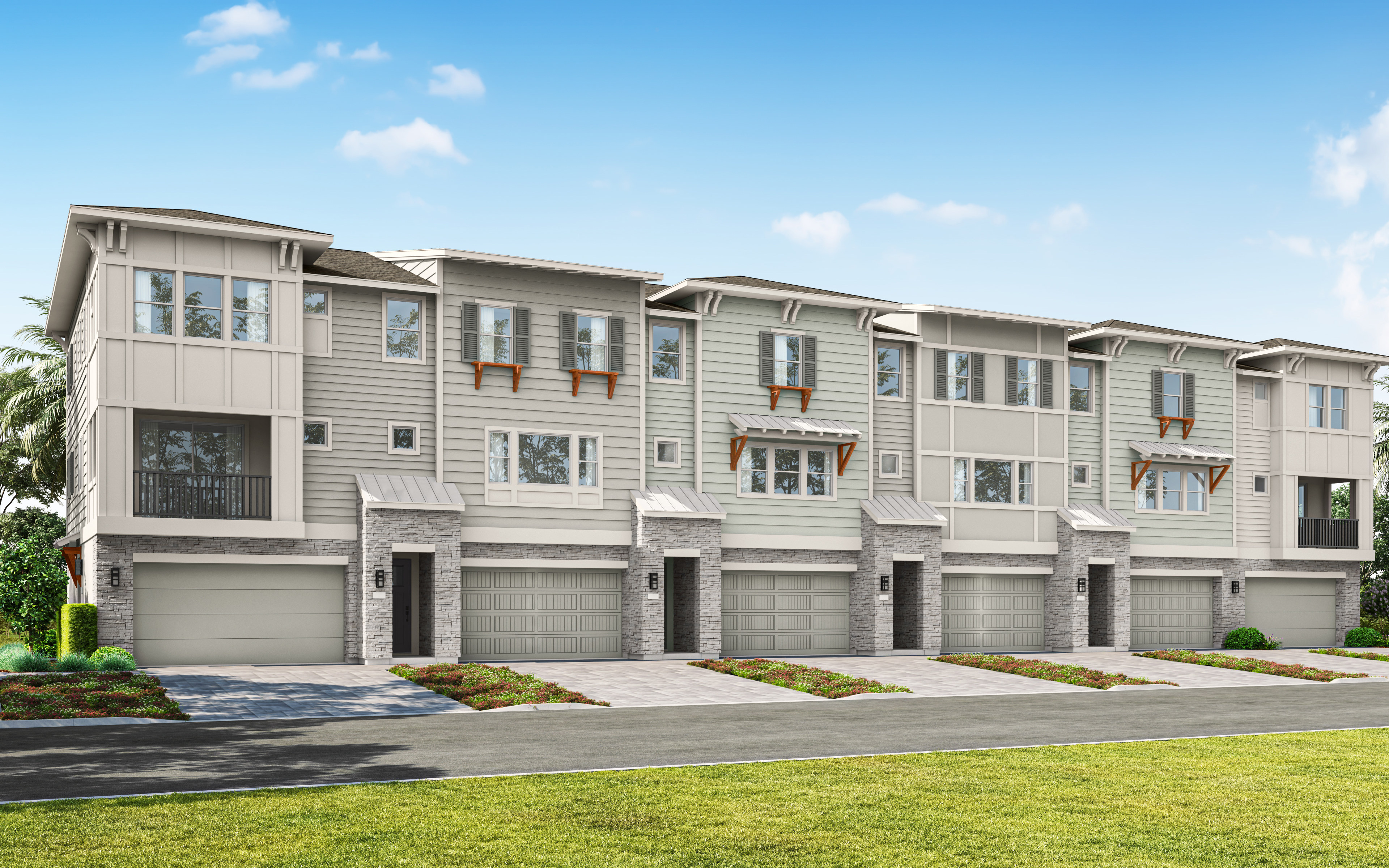 Traditional Coastal - 6 Unit Building