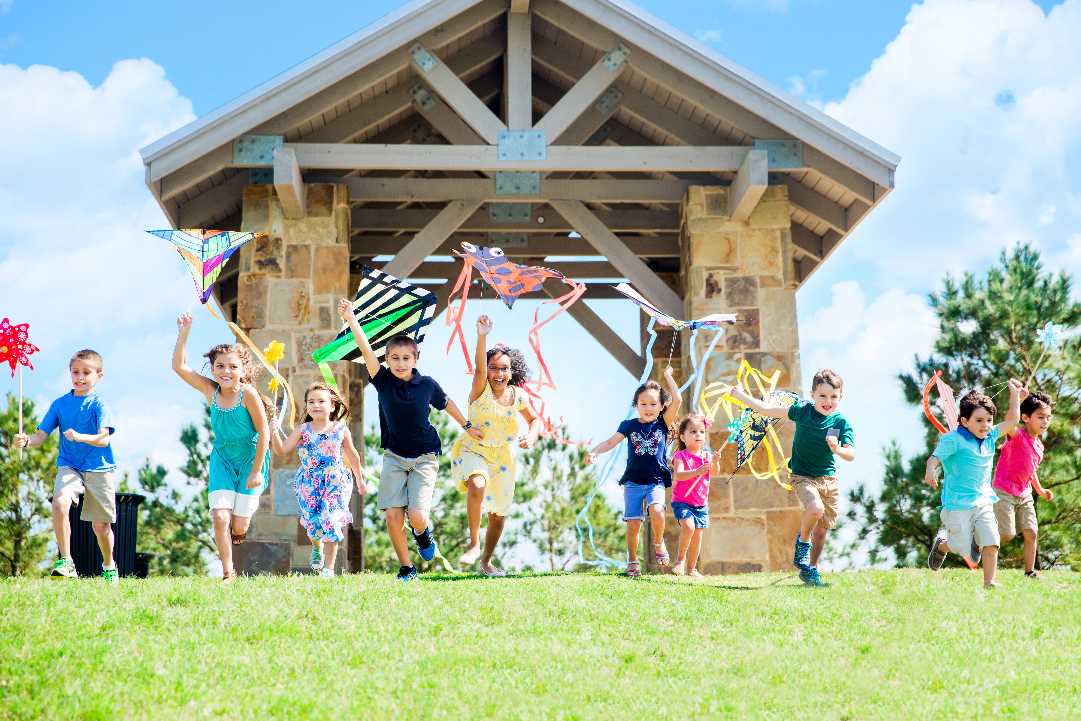 Playgrounds and pocket parks offer fun and adventure for families across every neighborhood section. 
