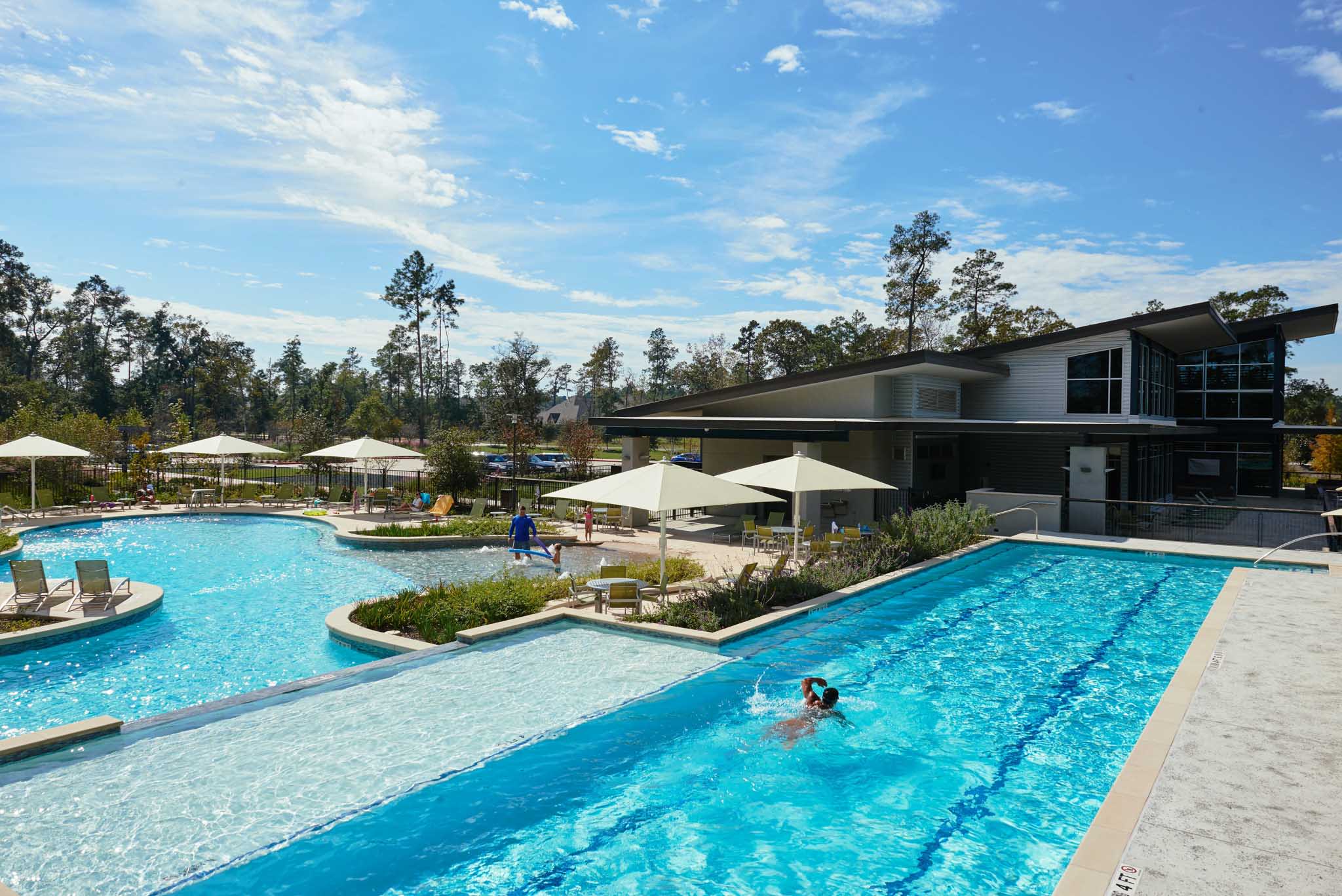 Dive into comfort—float the lazy river, unwind poolside, and make memories that shimmer beneath Texas skies.