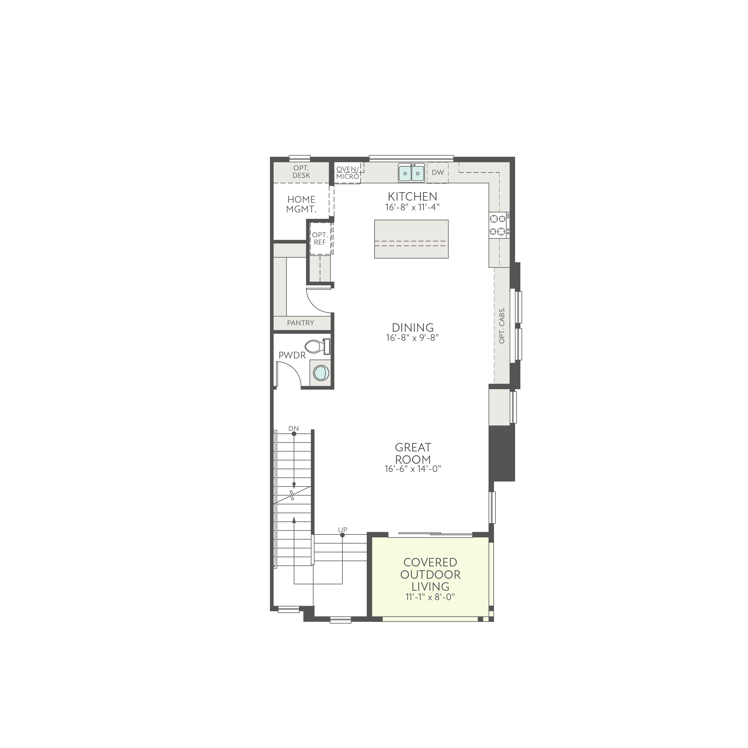 The image appears to be a floor plan or layout of a residential property, featuring a kitchen, living room, and other rooms. The layout is presented in a simple, schematic style with labeled spaces and dimensions.