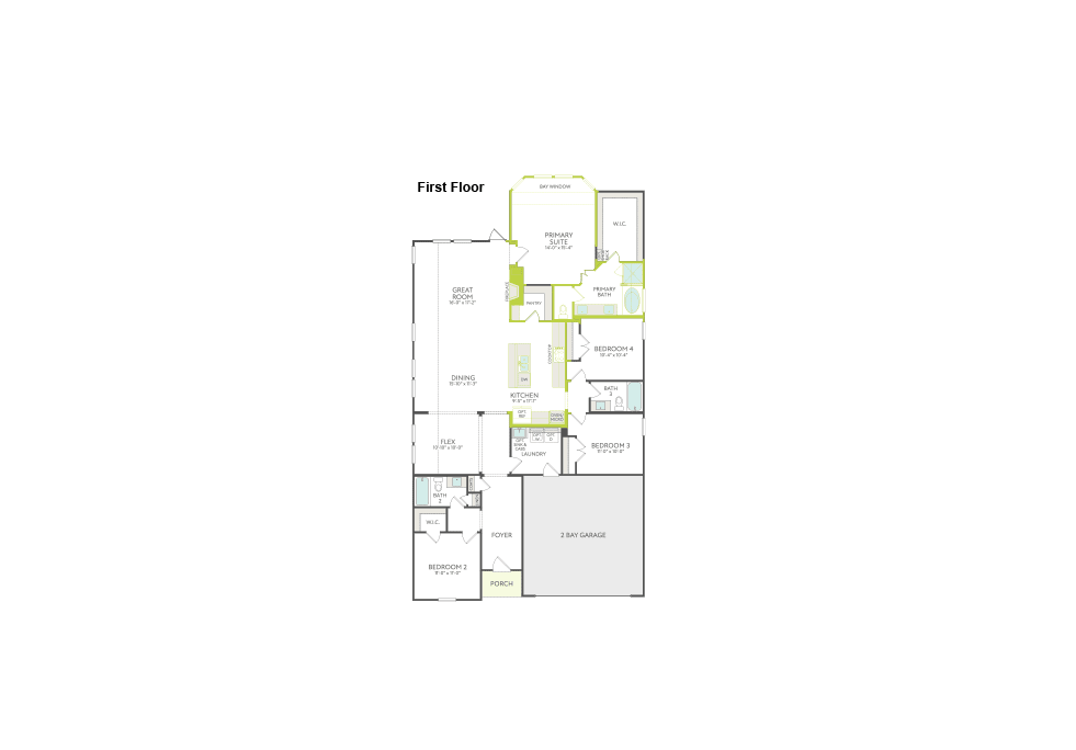 The image appears to be a floor plan or layout of a residential property, with various rooms and spaces labeled, such as the living room, kitchen, and bedrooms.