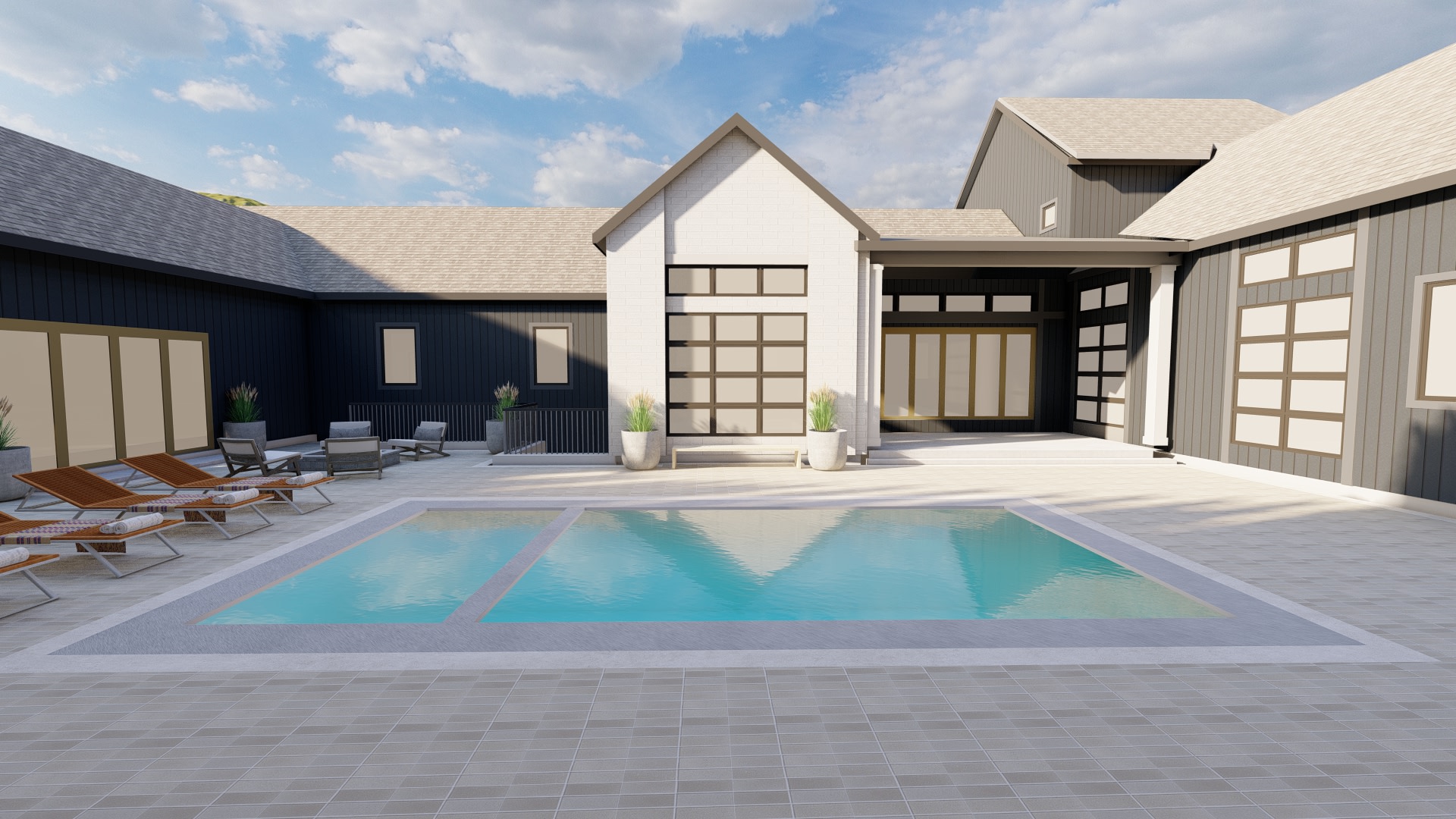Pool + Courtyard