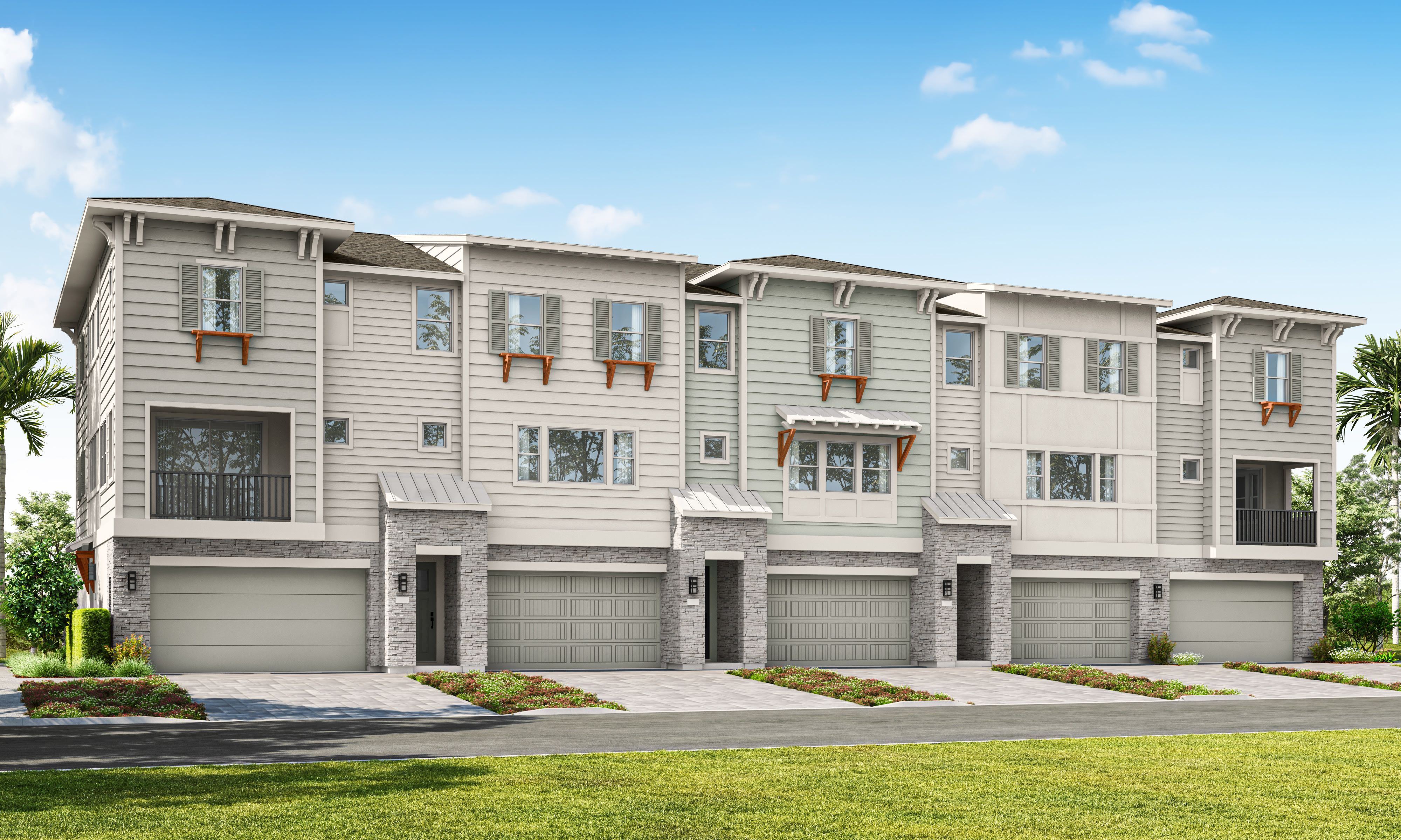 Traditional Coastal - 5 Unit Building