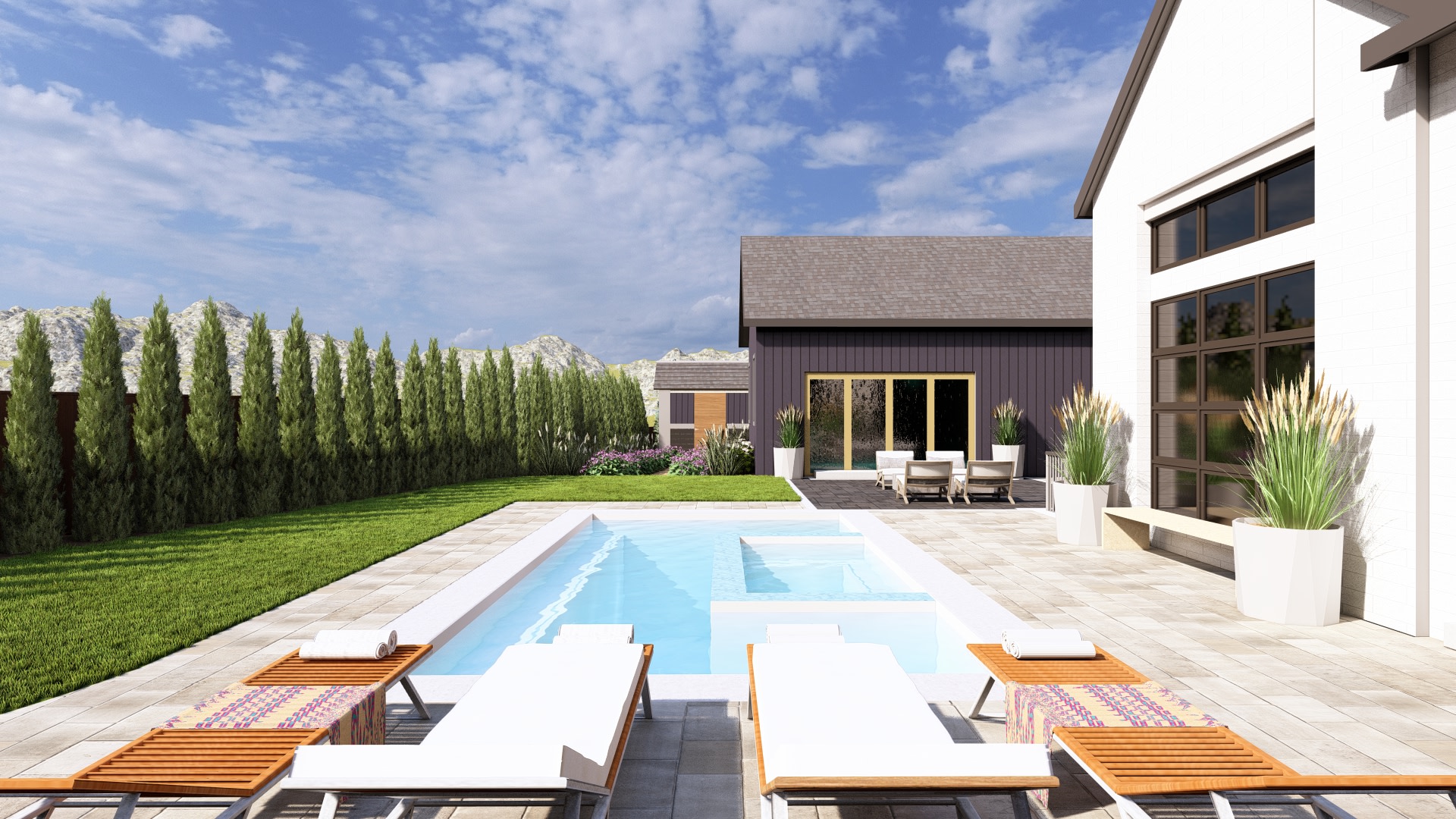 Pool + Courtyard