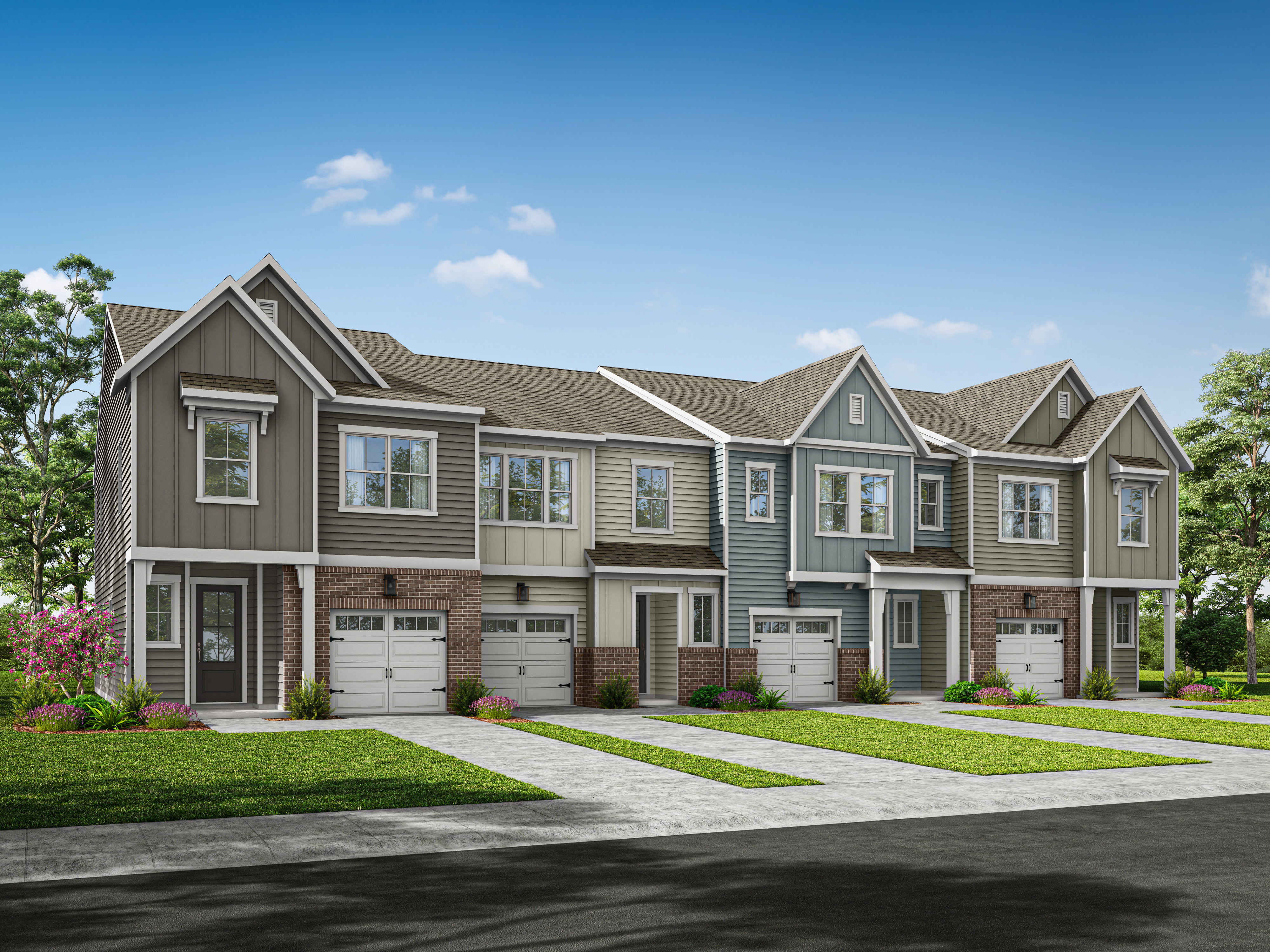 New Townhomes in Durham, NC: Discover Life Near The Grove at Latta Park