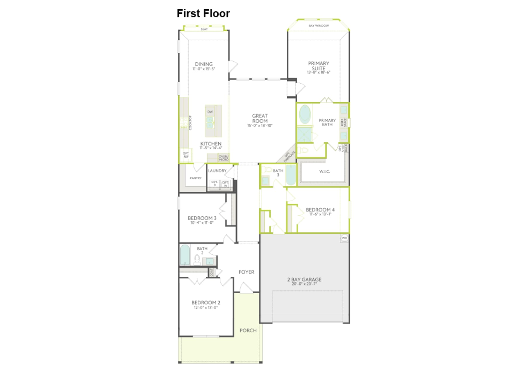 A two-story brick home with a three-car garage, surrounded by lush greenery and landscaping, stands prominently in the foreground of the image.