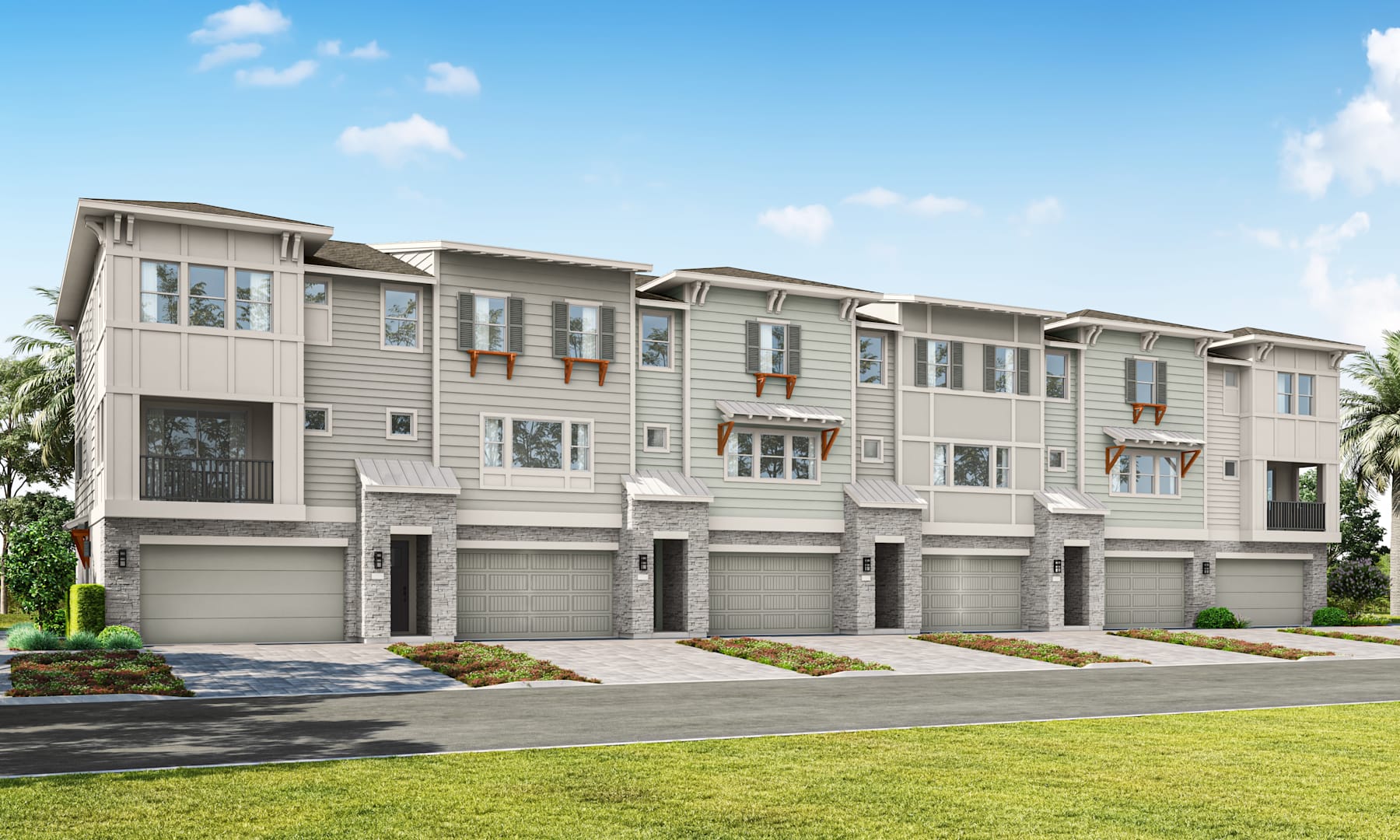 Traditional Coastal - 6 Unit Building