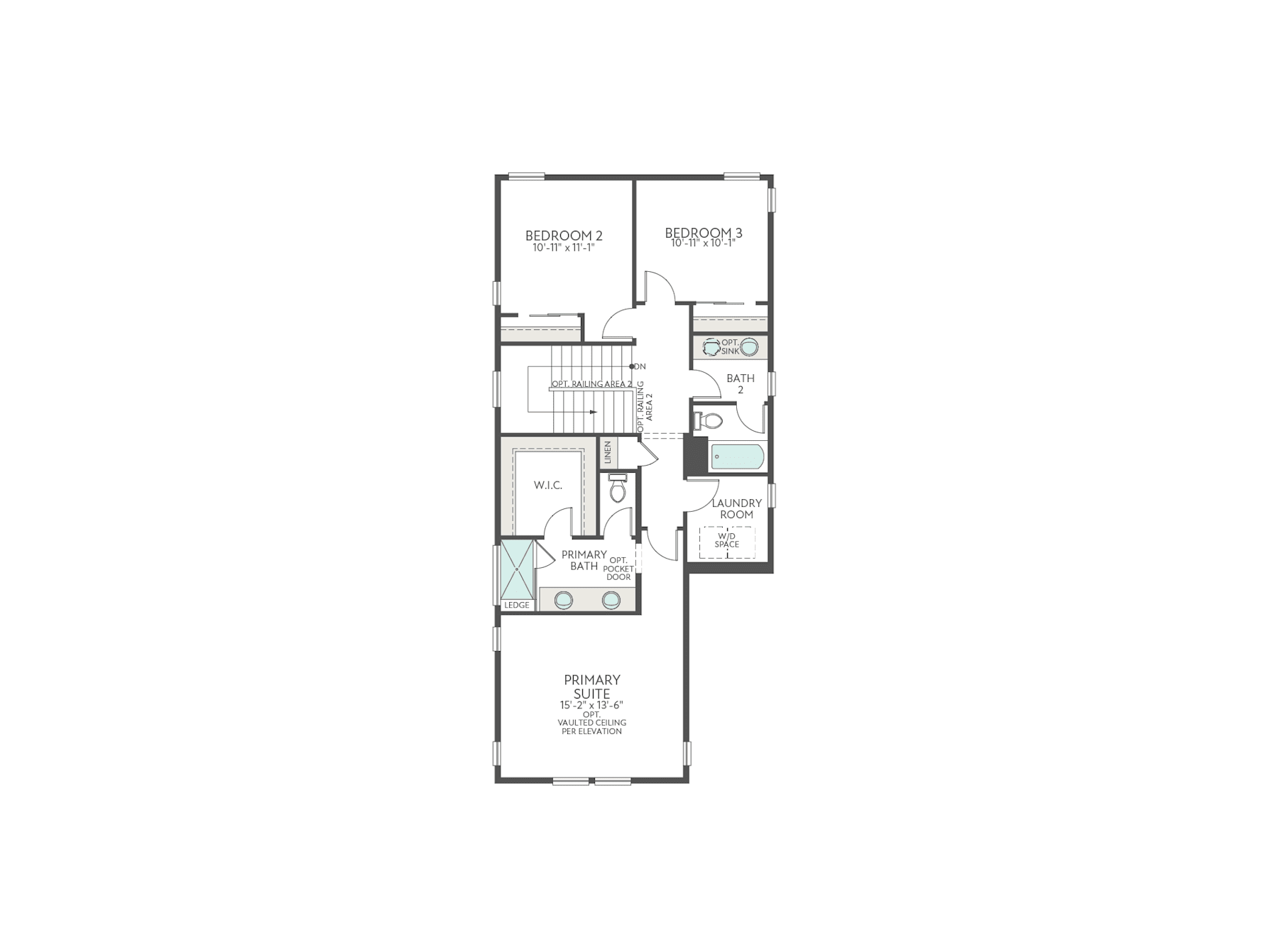 The image appears to be a floor plan or layout of a residential property, showcasing the various rooms and spaces within the structure.