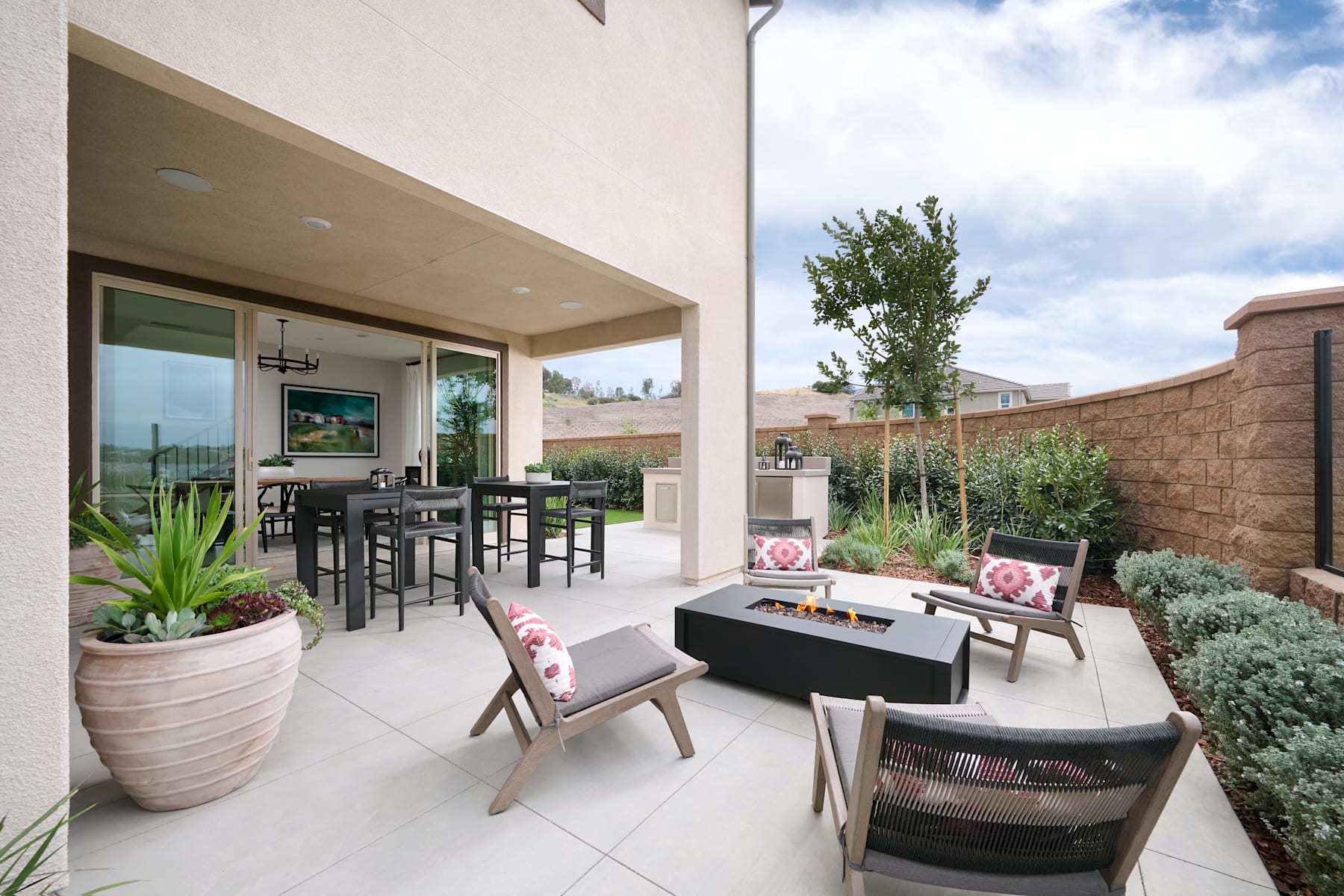 Open the door off the dining or great room and let the breeze blow through. There’s space to entertain outdoors. 