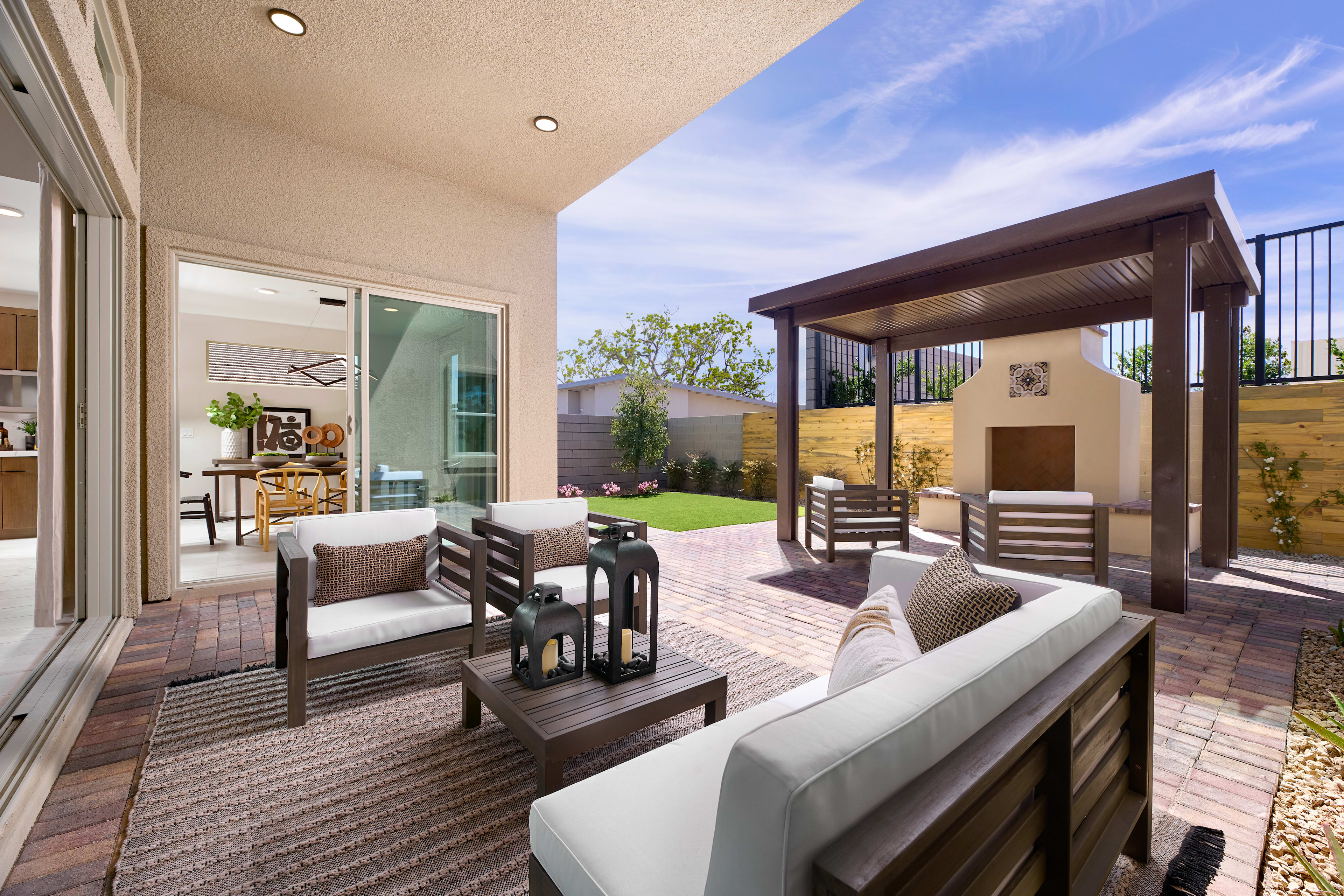 Alpine Ridge Plan 3 Backyard