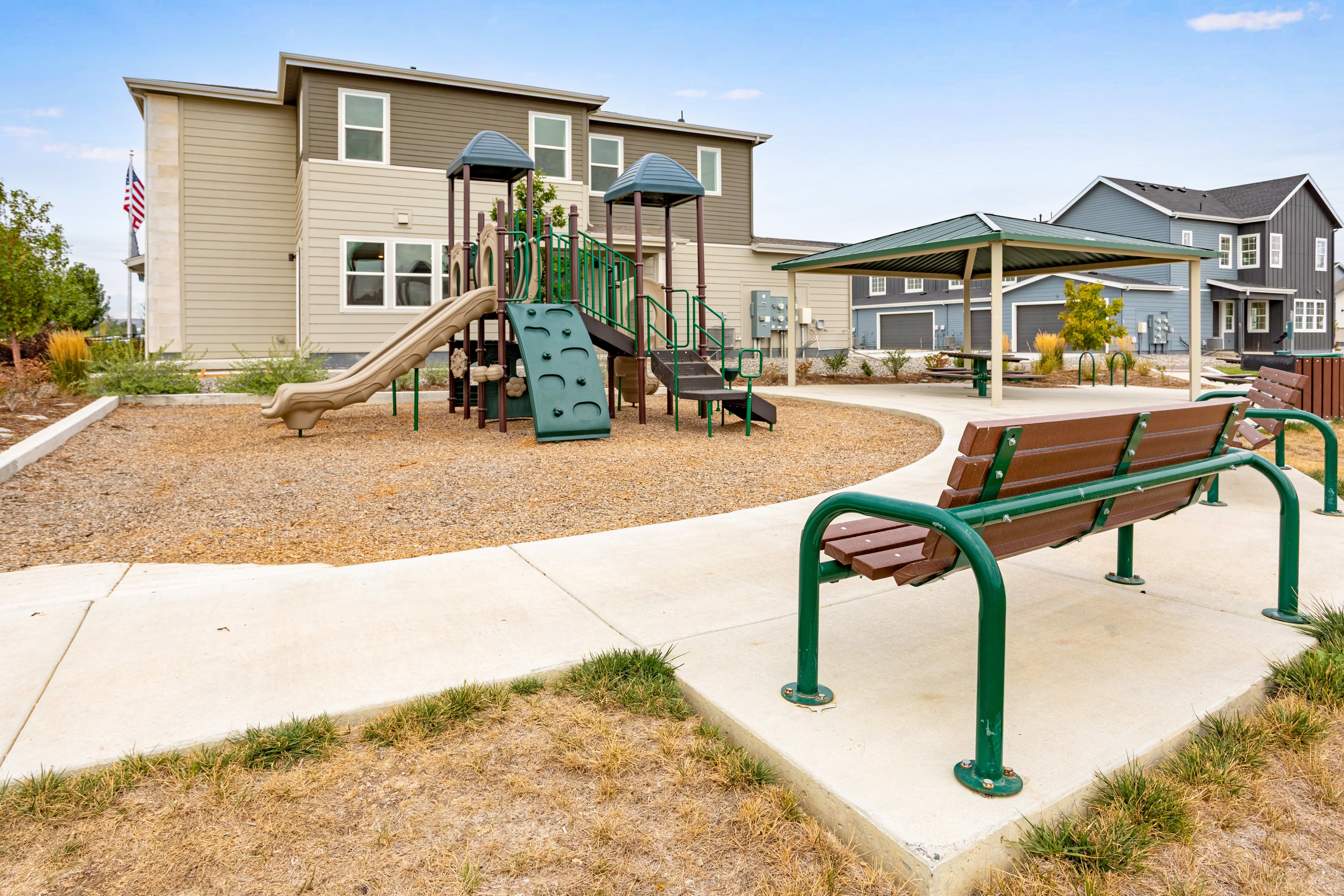 Open space and community areas near Westside Crossing in Berthoud