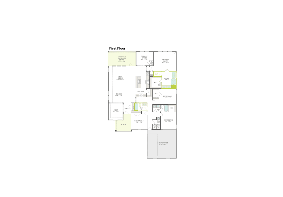Cameron floor plan drawing