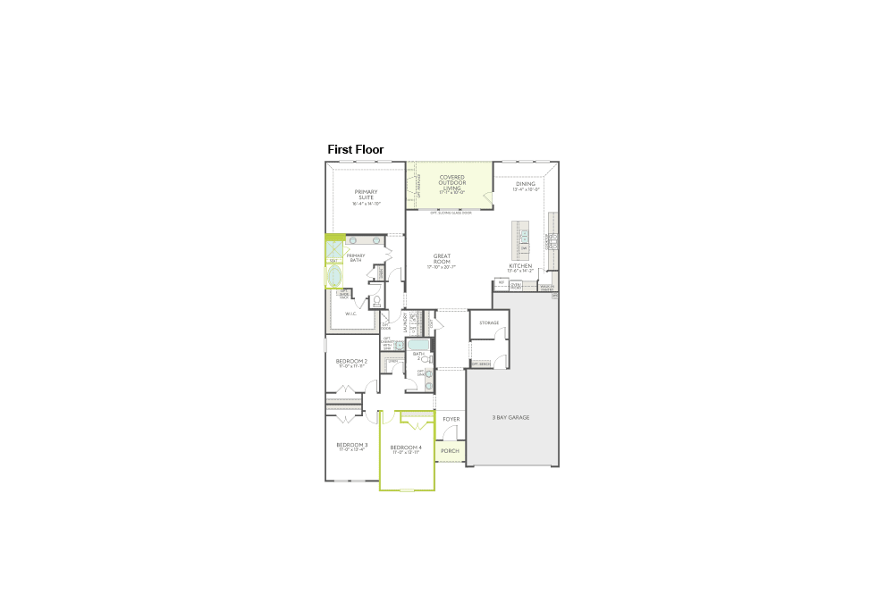 Carson floor plan drawing