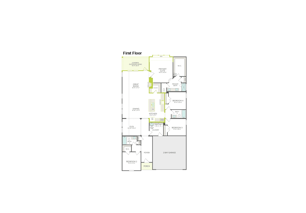 Savannah floor plan drawing