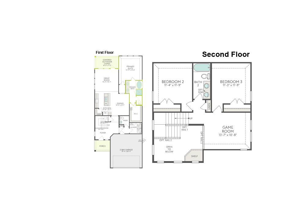 Avery floor plan drawing