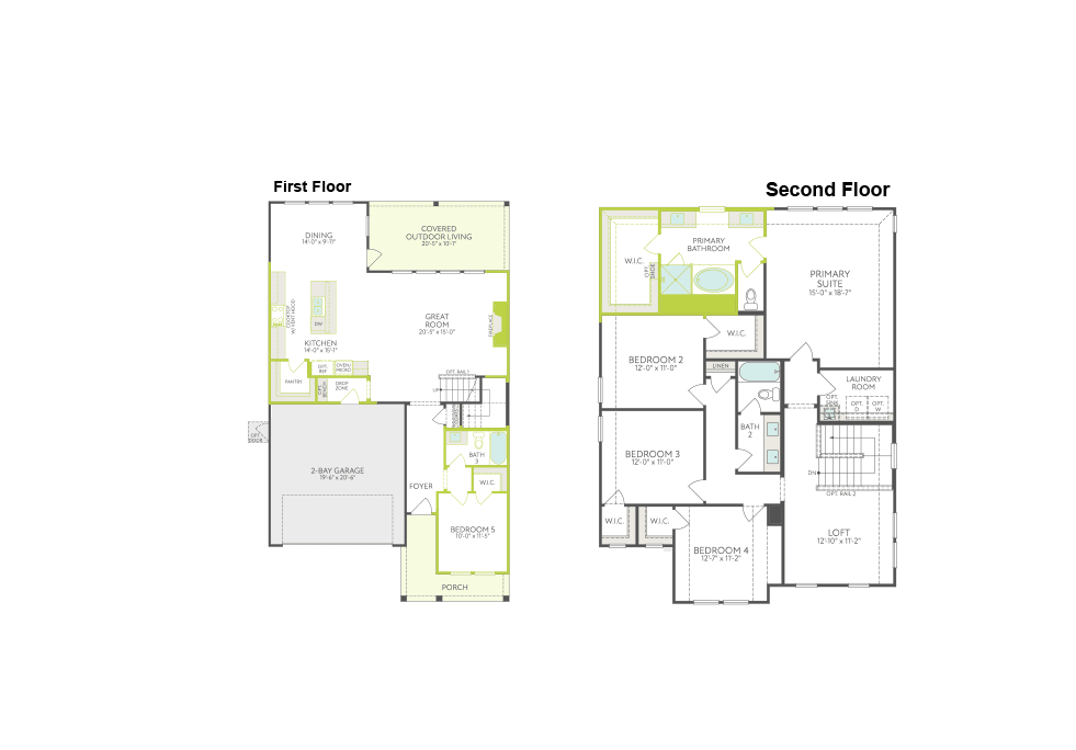 Magnolia floor plan drawing