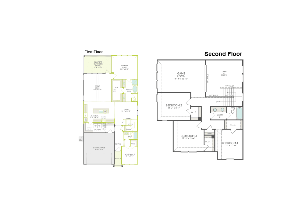 Juniper floor plan drawing