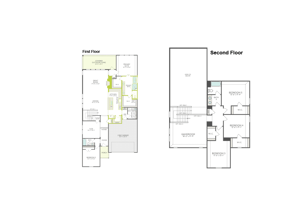 Evelyn floor plan drawing