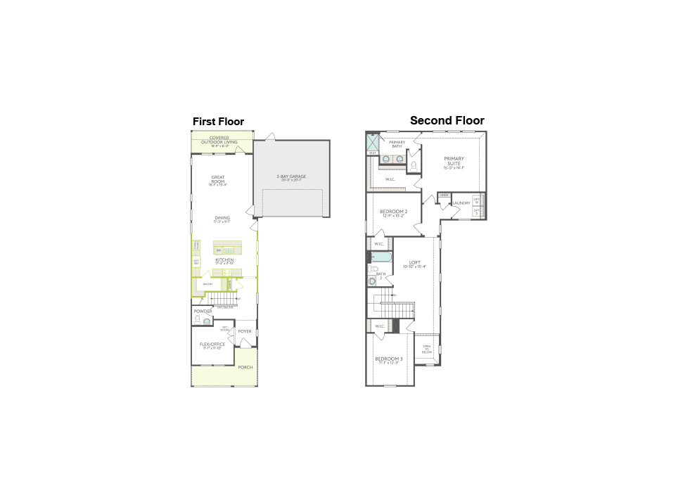 Saffron floor plan drawing