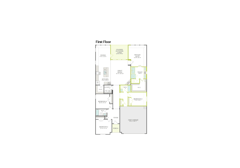 Mila floor plan drawing