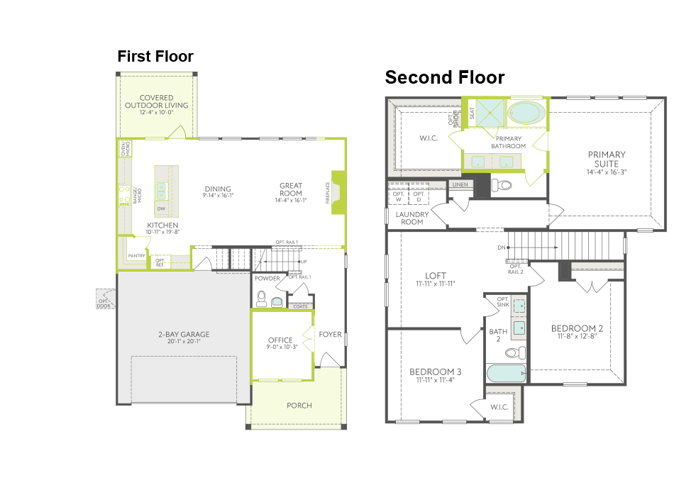 Holly floor plan drawing