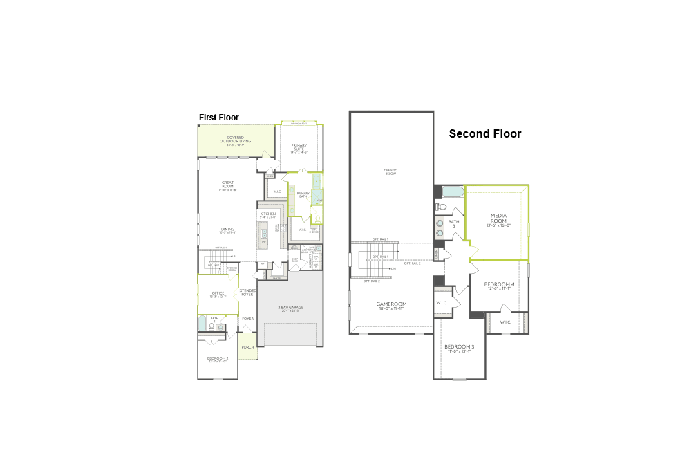Evelyn floor plan drawing