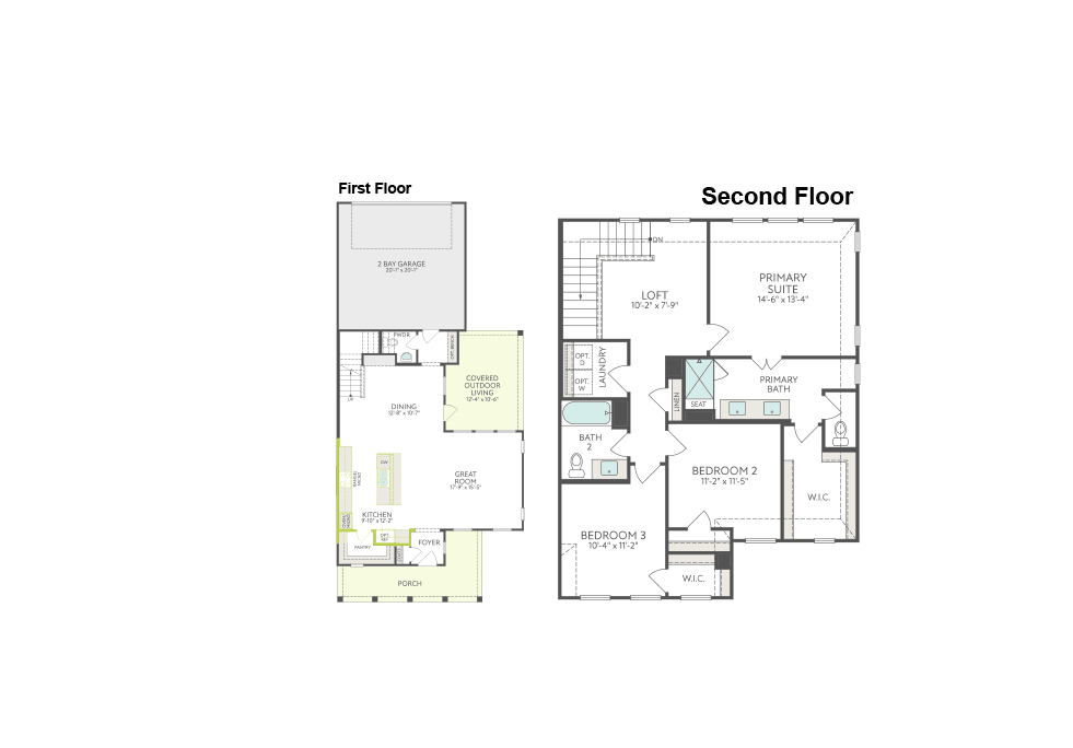 Chicory floor plan drawing