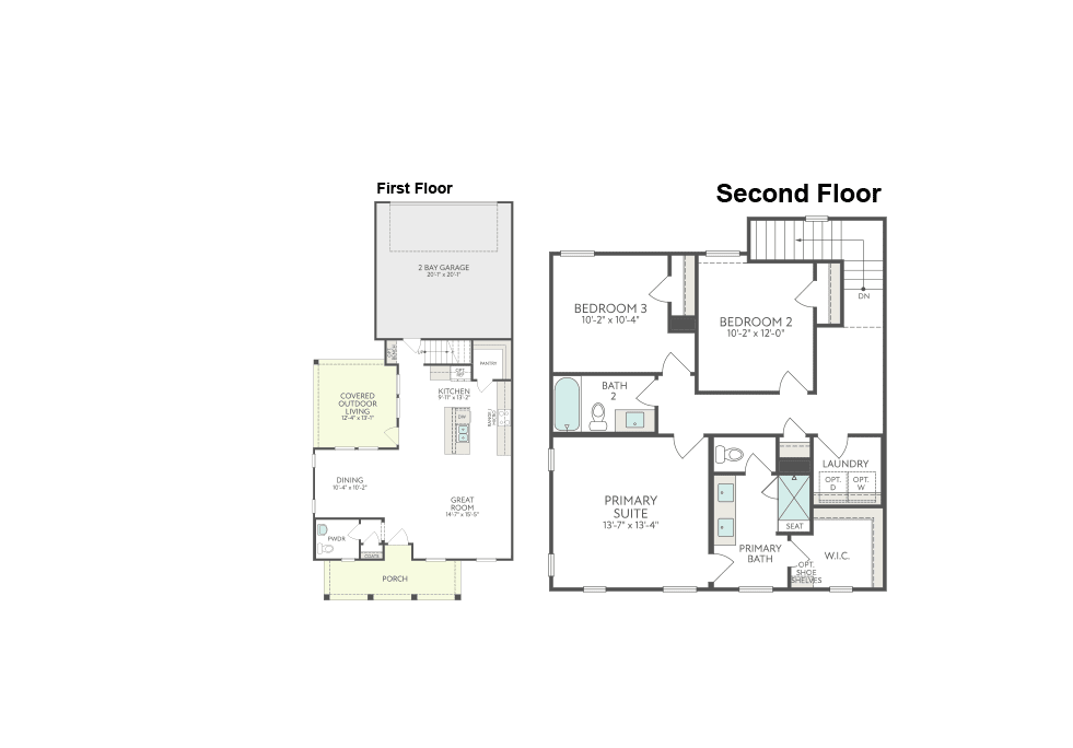 Lily floor plan drawing