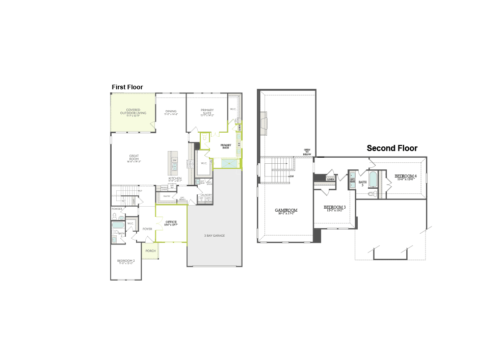 Logan floor plan drawing