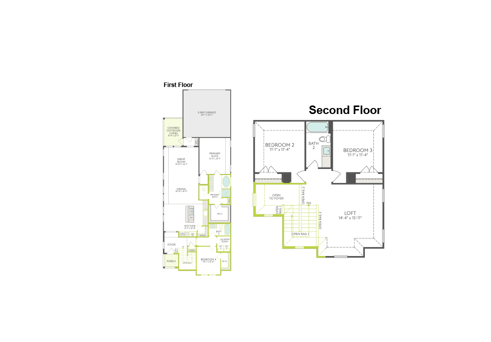 Palomino floor plan drawing