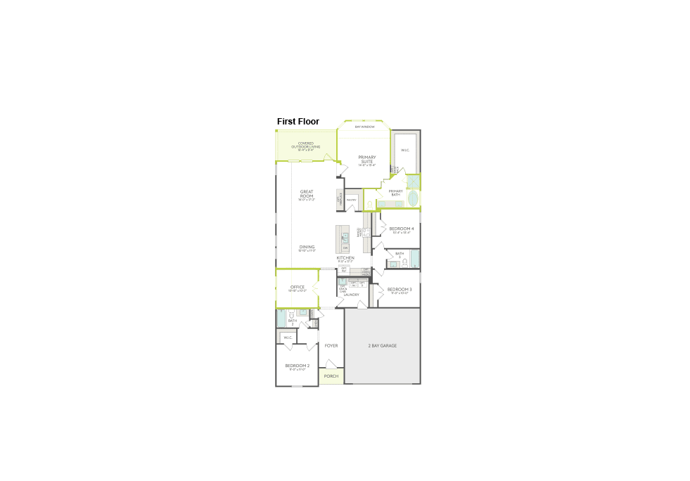 Savannah floor plan drawing