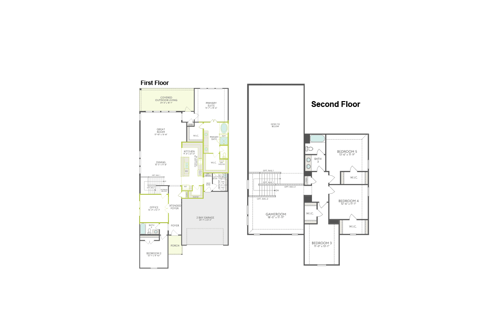 Evelyn floor plan drawing