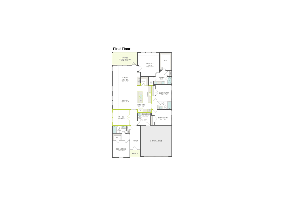 Savannah floor plan drawing