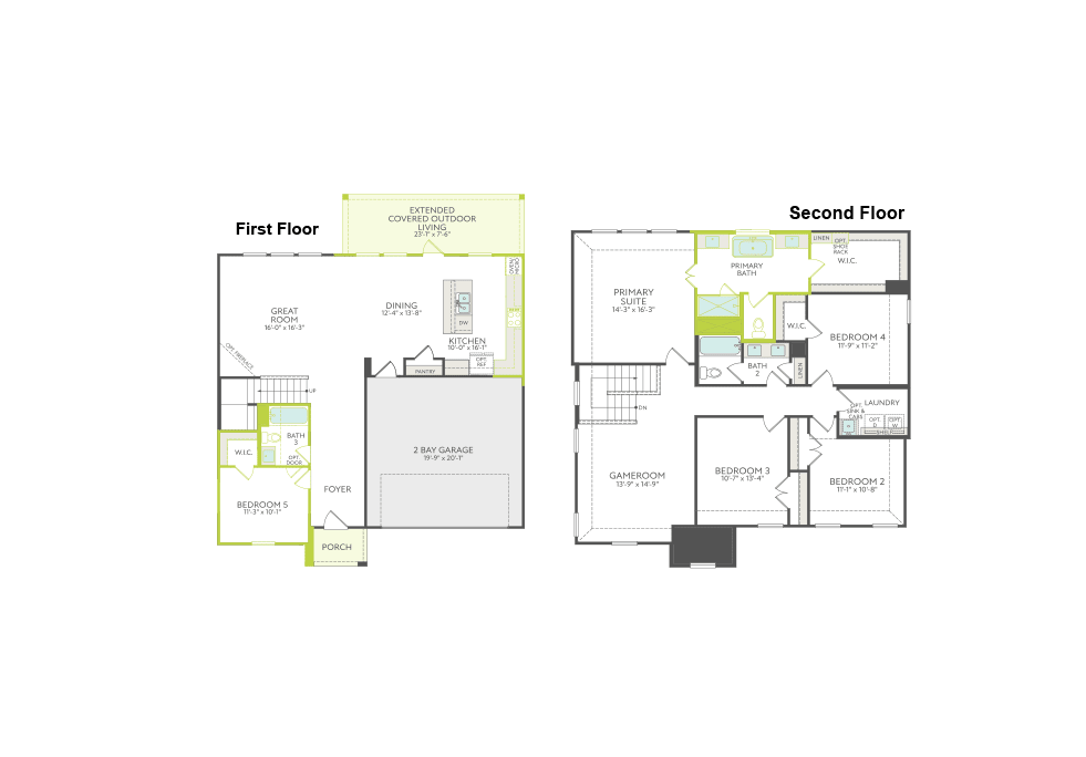 Ivy floor plan drawing